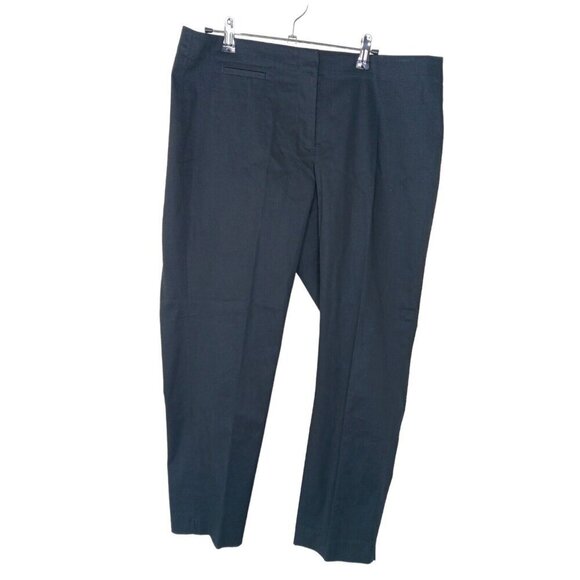 New with Tags J Jill Versatile Cotton-Stretch Slim-Leg Pants Black Size 12 - Picture 2 of 13